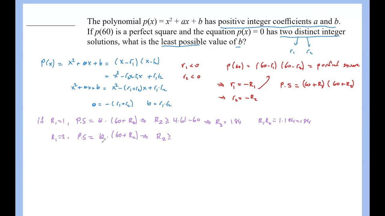 2022 MATHCOUNTS State Competition Target 8(Vieta's Relation, Polynomials and a bit number
