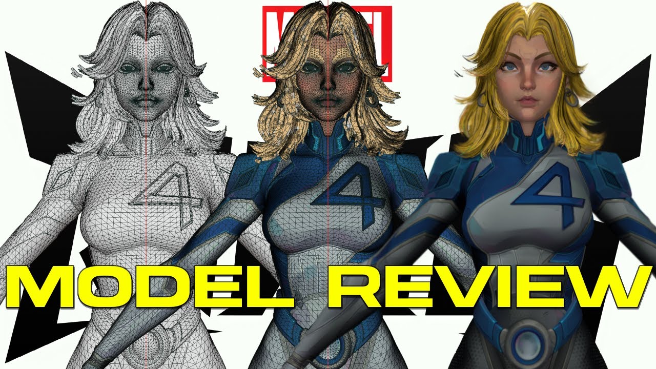Invisible Woman Model Review- Marvel Rivals - YouTube