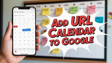 Hoe u een URL-agenda aan Google Agenda toevoegt