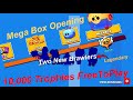 UNLOCKING LEGENDARY AND MYTHIC BRAWLERS! Mega Box Opening: Reaching 10000 Trophies: FreeToPlay (2019