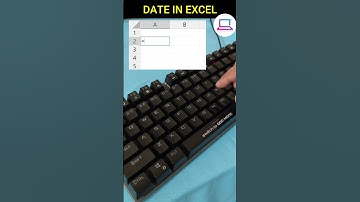 Date in Excel #excel #exceltricks #viral #reels #shorts