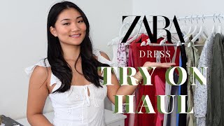 ZARA NEW IN TRY ON HAUL SS24 |  PINK, RED AND WHITE DRESS