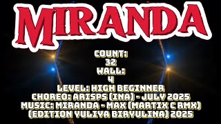 Miranda  By Kahiyang  Choreoarisps ina  July 2025