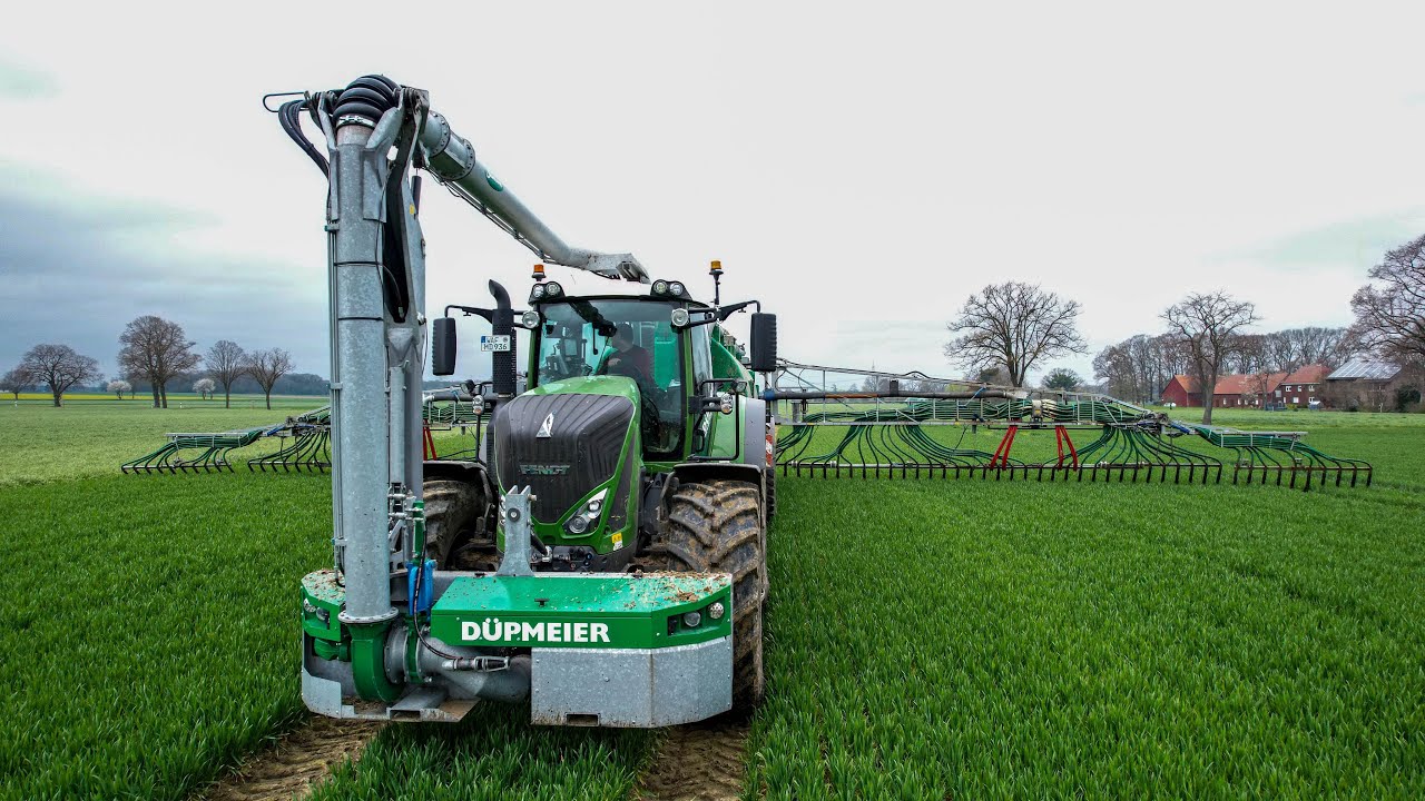 Gülle- und Gärrestausbringung im Getreide | Fendt 936 & Samson PG 28 | Lu Düpmeier