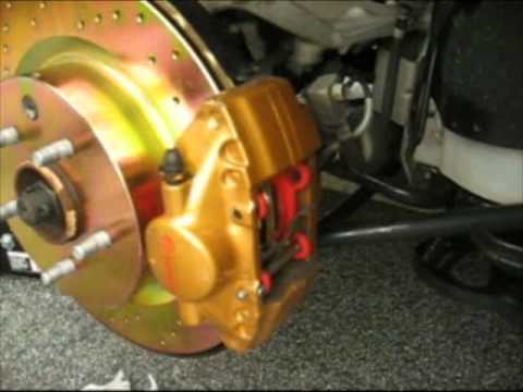 Rear EBC brake pad install - YouTube