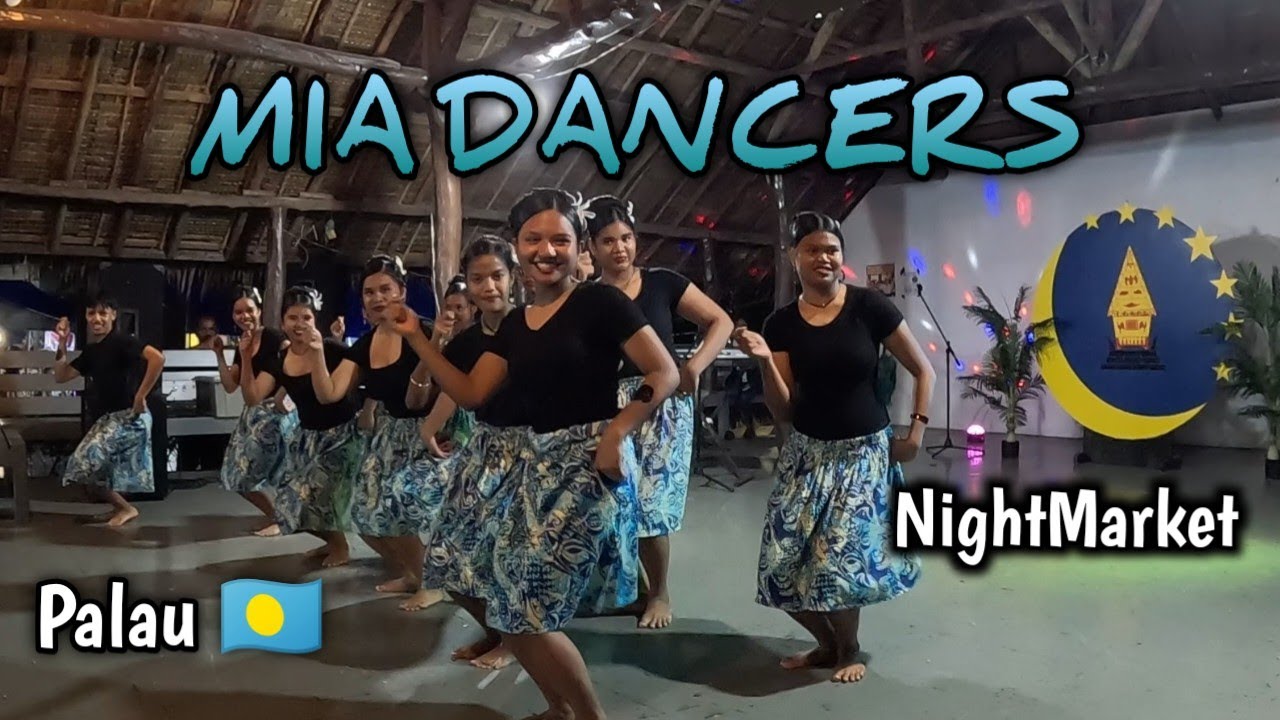 DANCING IN ISLAND OF PALAU KOROR STATE NIGHTMARKET