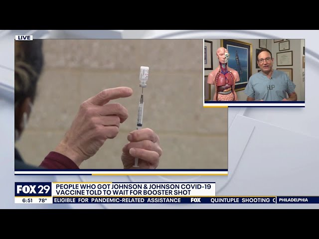 Booster shots on hold for those who received J&J vaccine