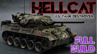 M18 HELLCAT  U.S. tank destroyer - FULL BUILD of Tamiya 35376, 1/35 scale + GIVEAWAY