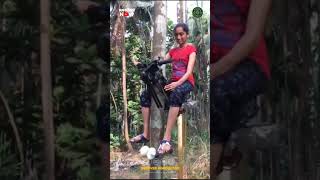 Arecanut Tree Climbing Bike #shorts | Arecanut Tree Climbing Machine