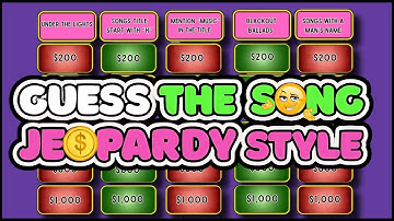 Guess the Song Jeopardy Style | Under the Lights ☀️Songs Title Start with “H” 🎸, Etc
