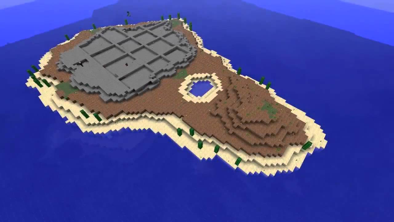 Minecraft Vulkan Map Zeitraffer - YouTube
