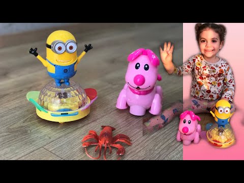 როგორ დაეხმარა ანასტასია თავის მეგობარ ძაღლს და მინიონს?!Anastasia and her friends, dog, minion.