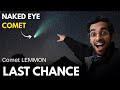 Rare Naked Eye Comet Visible Right Now! I Captured Comet LEMMON Through My Telescope