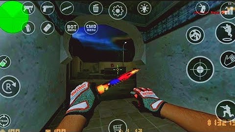 COUNTER-STRIKE 1.6 | CSGO REMIX 8 | CSGO ANDROID | DUST 2 NIGHT MAP OFFLINE FPS ANDROID GAMEPLAY