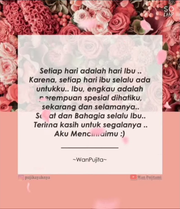 LAGU BUNDA || Ucapan Hari Ibu ~ Teringatku Hadirmu Bunda || SyairHati