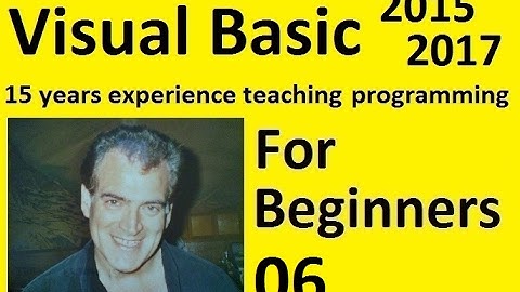 Microsoft Visual Basic For Beginners, Console, ReadLine, Comments, Write, WriteLine, #6