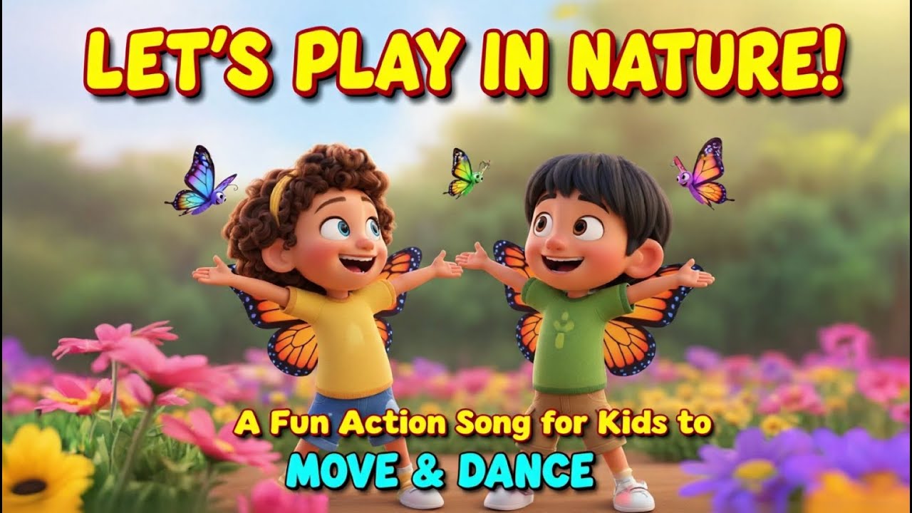 Let's Play in Nature! | A Fun Action Song for Kids to Move & Dance ...