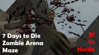 Zombie Arena: Maze Screamer Horde 7 days to die A16 screenshot 2