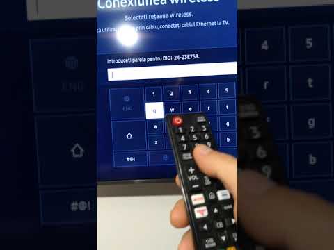 Cum ne conectăm wifi la tv samsung seria 7 4k...