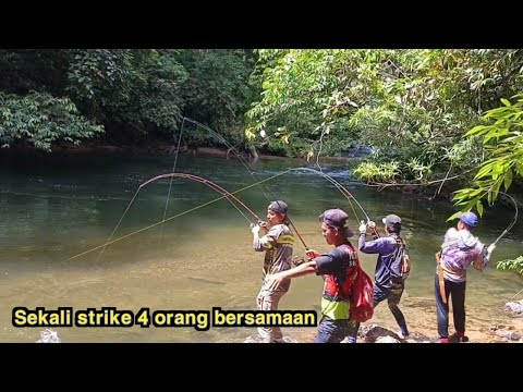 Pemancing mana YG tak tergiur !! Kalau Nemu spot sungai seperti ini