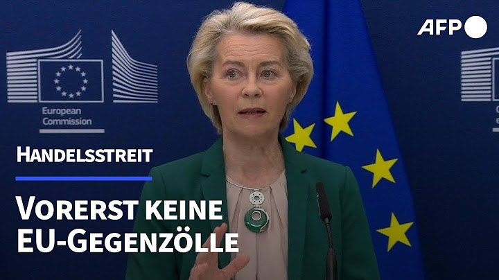 Handelskrieg: EU setzt Gegenzölle auf US-Produkte weiter aus | AFP