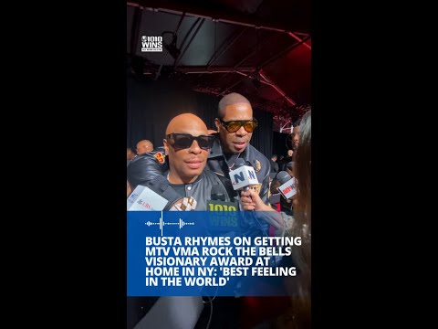 Busta Rhymes on getting MTA Visionary Award in NY: 'Best feeling
