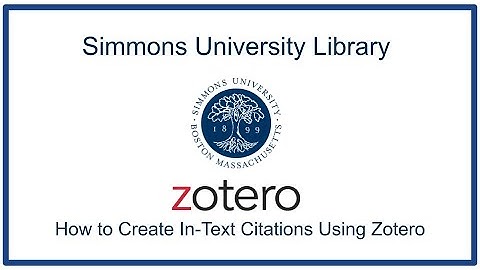 03 How to Create In-Text Citations Using Zotero