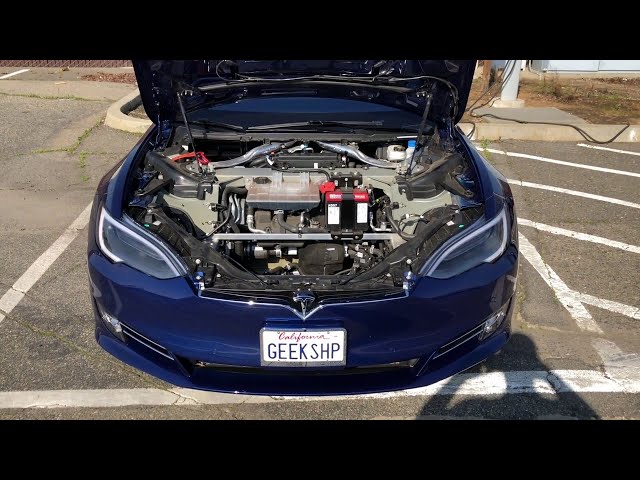 Under the Hood of a Tesla Model S 