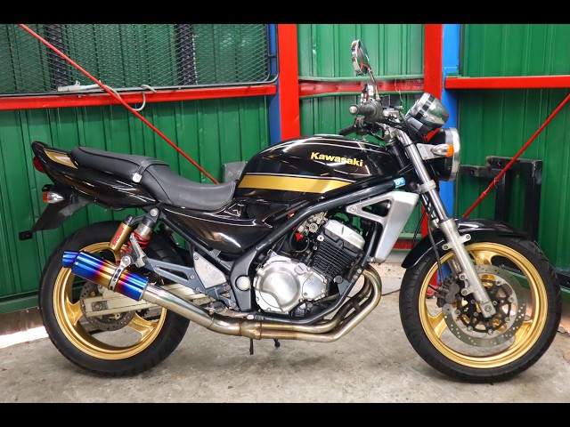 ☆GSX250FX・バリオス2☆ゴールドホイル☆タイガーライン☆youtubeで