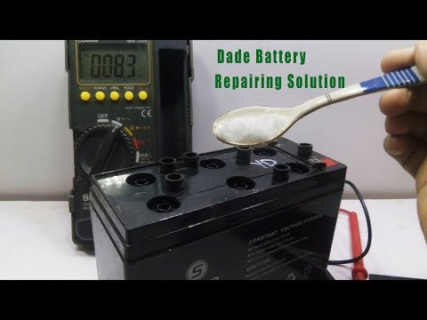 Death battery repairing solution [12Volt] Dry Battery