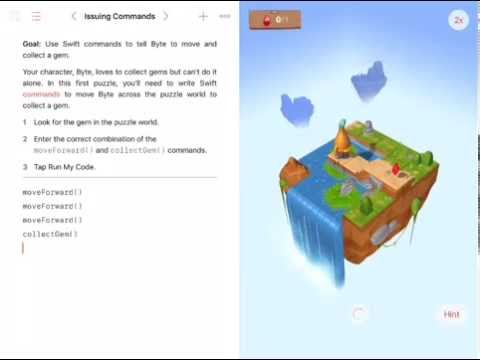 Swift Playgrounds Tutorial: Learn To Code 1 - Issuing Commands