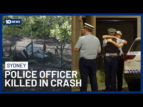 Police Officer Killed As Car Crashes Into Tree In Sydney’s Inner West | 10 News