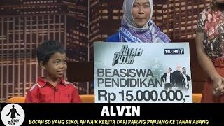 Alvin Dapat Beasiswa Dari Hitam Putih  Hitam Putih 180418 44