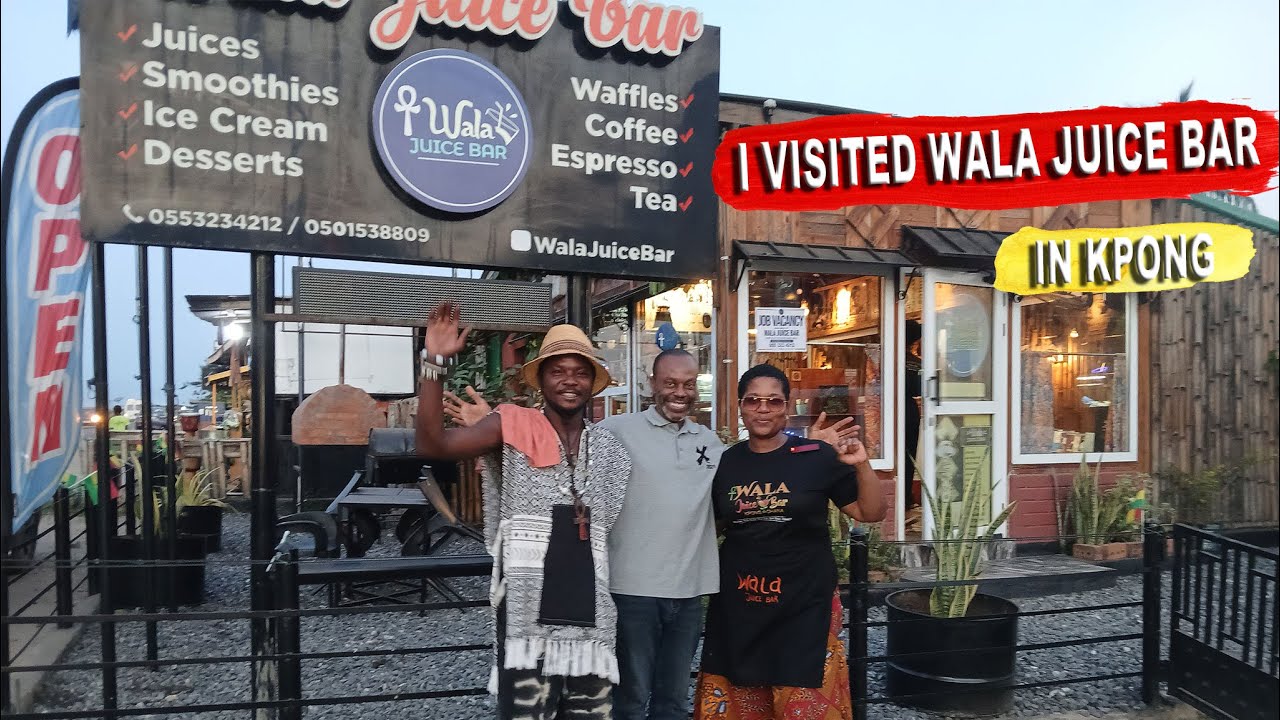 Визит в Wala Juice Bar в Кпонге