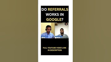 Referrals in GOOGLE | How do Referrals work? | How do Job Referrals work in GOOGLE | GOOGLE