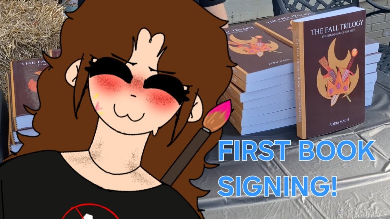 MY FIRST BOOK SIGNING AS A TEEN INDIE AUTHOR! ☆ Hypo Animations 2025