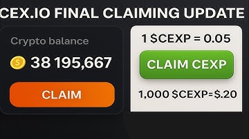 CEX.IO FINAL CLAIM : Withdrawal & Listing Update 
