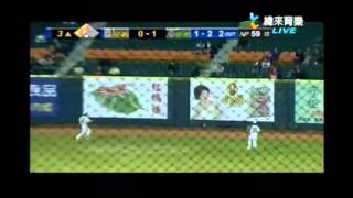 20120329 CPBL 郭健瑜2打點三壘安打