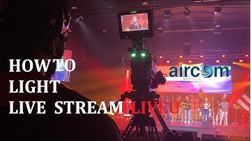 LiveU Episode Three  How to Light Your Live Streams | Aircom Uganda| Aircom Tanzania | Dubai | India