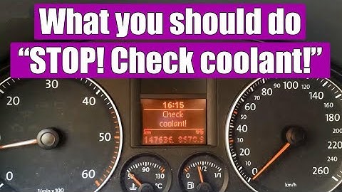 How To Fix & Reset Check Coolant Warning Light On or Flashing Step-by-Step Guide