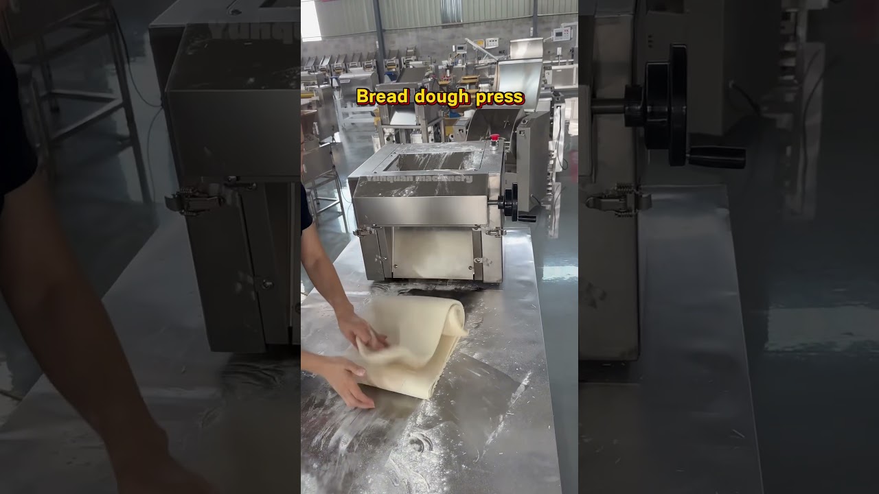 All-steel dough pressing machine is simple to operate and convenient to use.