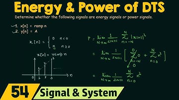 Energie en kracht van discrete-tijdsignalen