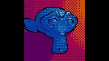 Blender pixel shader test 001