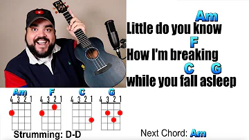 LITTLE DO YOU KNOW - Alex & Sierra (Ukulele Play Along with Chords and Lyrics)