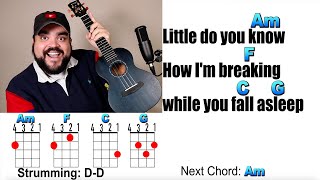 Little Do You Know  Alex U0026 Sierra ukulele Play Along With Chords And S