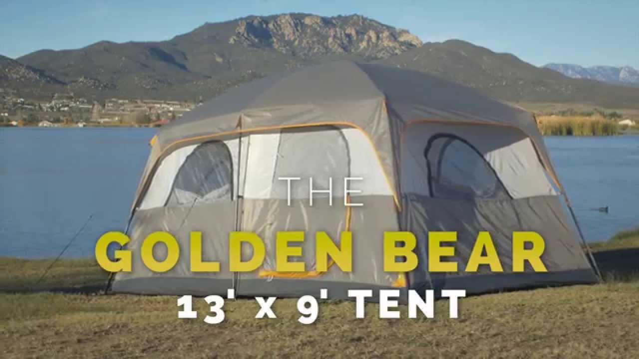 Golden Bear 13 X 9 Cabin Tent Youtube