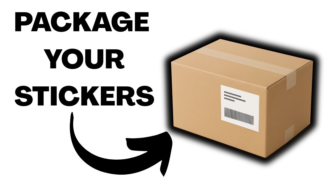 How to Package Stickers for Shipping (Online Sticker Business)