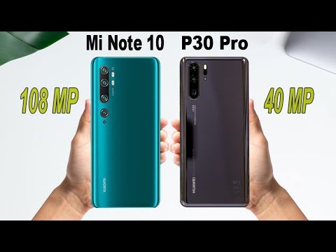 Xiaomi Mi Note 10 VS Huawei P30 Pro Comparison