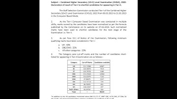 SSC CHSL 2022 Result out|High cut off#ssc#chsl result#cut off