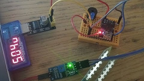 ESP8266/ESP01 Arduino programmed Leak Detector with Alert Alarm